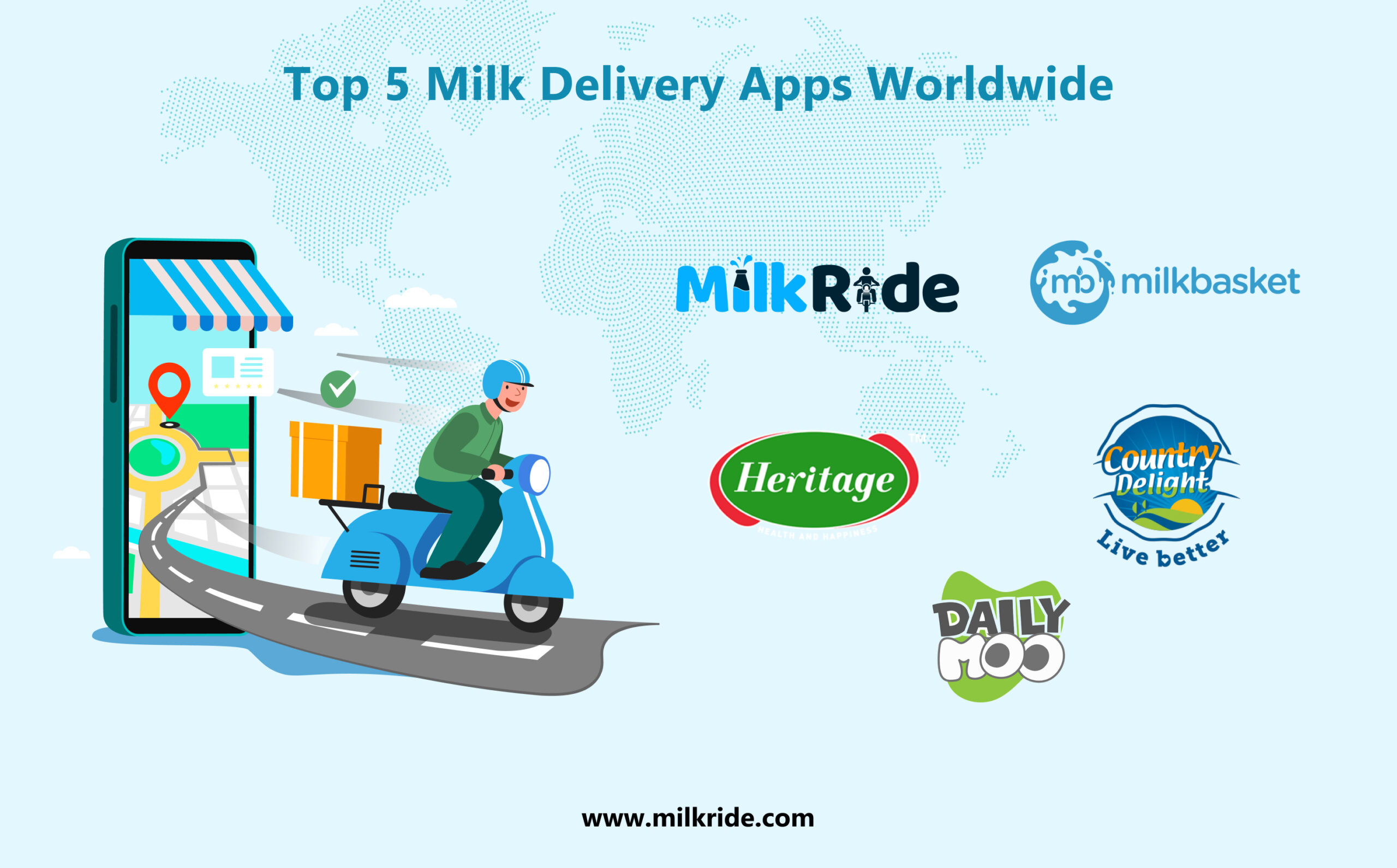 A Complete Guide to the Top 5 Online Milk Delivery Apps Worldwide