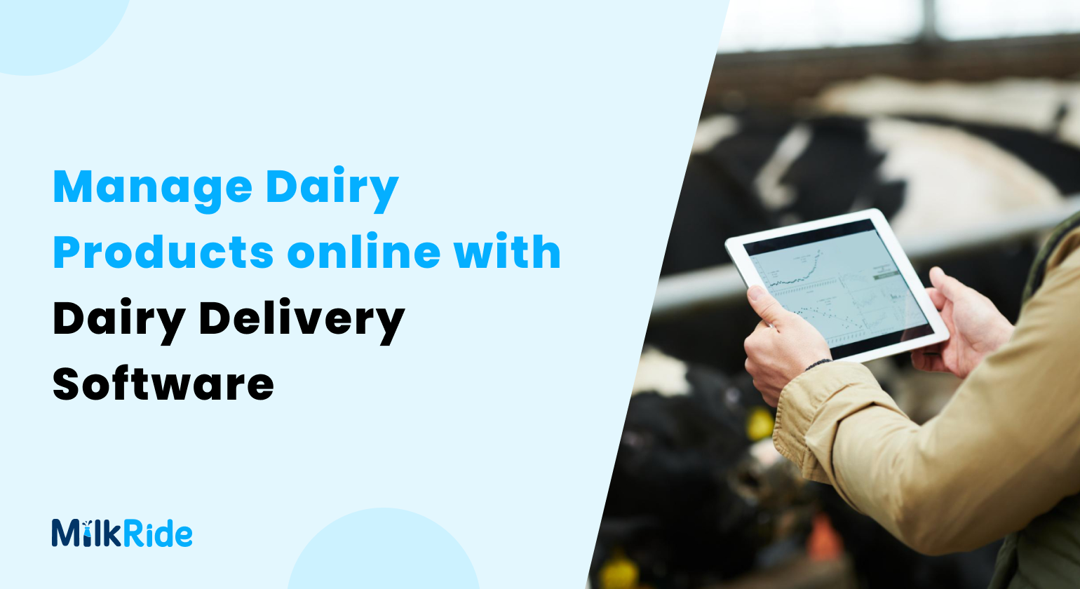 Manage Dairy Products online with Dairy Delivery Software
